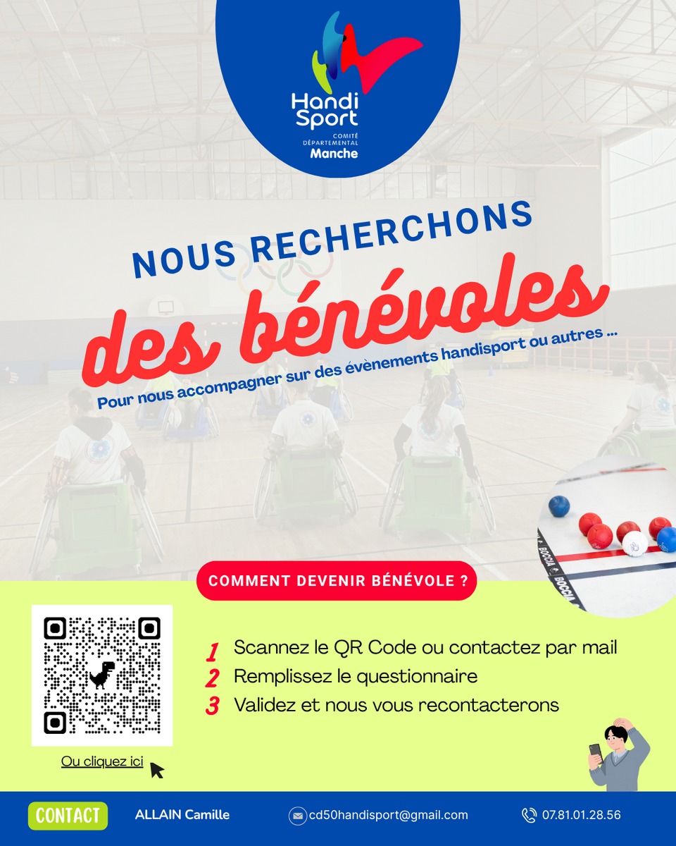 Formulaire bénévole CDH50