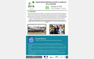 Newsletter n°5 de l'Equipe Départementale Sport Handicap (EDSH)