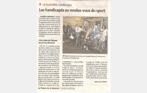 Journée découverte du Handisport à l'Atelier Gym de Cherbourg