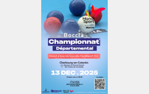 Championnat Départemental (50) de Boccia – 13 décembre 2025