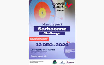 CHALLENGE DECOUVERTE SARBACANE HANDISPORT À CHERBOURG-EN-COTENTIN !